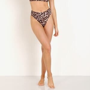 NWT Frankie's Bikinis Juju Bikini Bottom Leopard SZ. XS